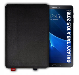 Etui na tablet skórzane LEO Master do Galaxy Tab A 10.5 2018 czarne