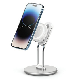 STOJAK NA TELEFON SMARTFON MAGSAFE SODI SIM-300 SREBRNY