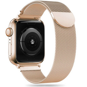 Tech-Protect Milaneseband | Bransoleta do Apple Watch 42/44/45/49mm - GOLD