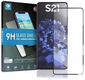 MOCOLO TG+ SZKŁO OCHRONNE do SAMSUNG S21 G991 - BLACK FULL GLUE