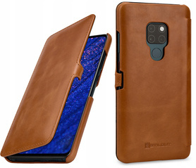 StilGut UltraSlim Book | Etui do Huawei Mate 20 - COGNAC