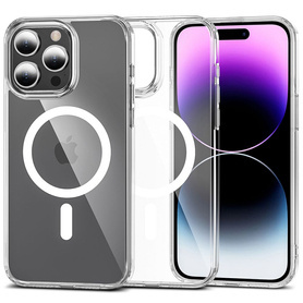 Tech-Protect FlexAir Hybrid MagSafe | Etui do iPhone 15 Pro - CLEAR