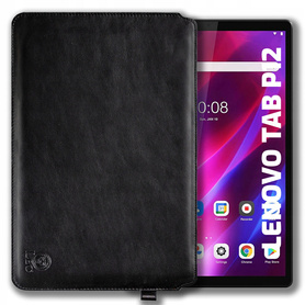 ETUI SKÓRZANE LEO MASTER NA TABLET do LENOVO TAB P12 CZARNE