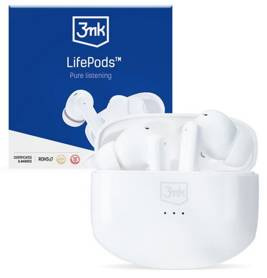 3MK LifePods | Słuchawki Bluetooth - WHITE