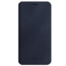BUGATTI BOOKLET PARIGI ULTRASUEDE etui do IPHONE X/XS - NAVY BLUE