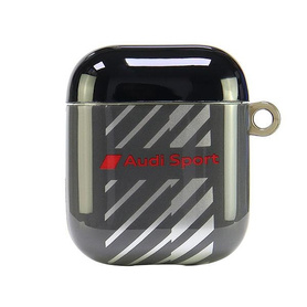 ETUI DO AIRPODS AUDI IML SPORT COVER CZARNE