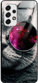 Etui akrylowe LEO koty różne wzory do Galaxy A53 5G