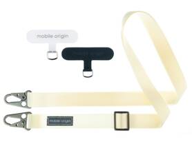 SMYCZ DO TELEFONU MOBILE ORIGIN LANYARD TAPE 25MM BIAŁA 84 - 165 CM