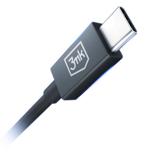 3MK Hyper Thunderbolt Cable | Kabel USB-C do USB-C 240W - BLACK