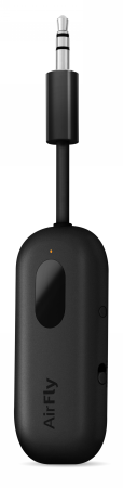 ADAPTER BLUETOOTH DO 2 PAR JEDNOCZEŚNIE 3,5MM JACK DO AIRPODS AUX IN BLACK