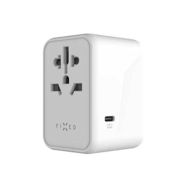 ADAPTER PODRÓŻNY UE UK USA/AUS FIXED 65 W 3XUSB-C+2XUSB