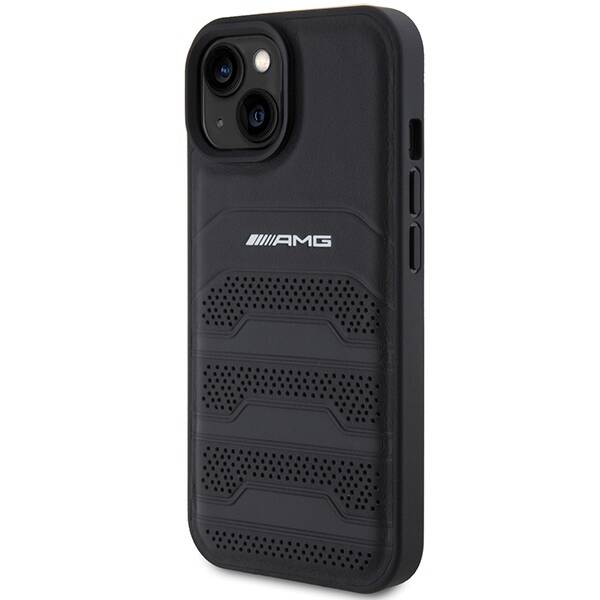 AMG ETUI LEATHER DEBOSSED LINES do iPhone 15 / 14 / 13