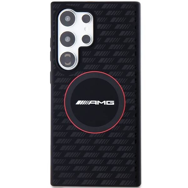 AMG ETUI SILICONE CARBON PATTERN MAGSAFE do GALAXY S24 ULTRA