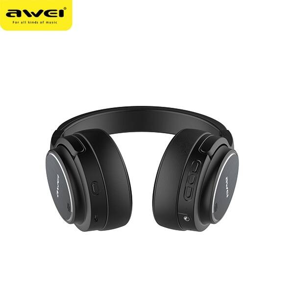 AWEI słuchawki nauszne Bluetooth A950BL czarny/black ANC