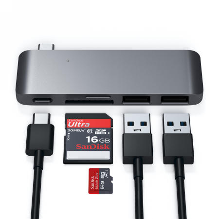 Adapter Hub do urządzeń mobilnych USB C Przejściówka - Satechi