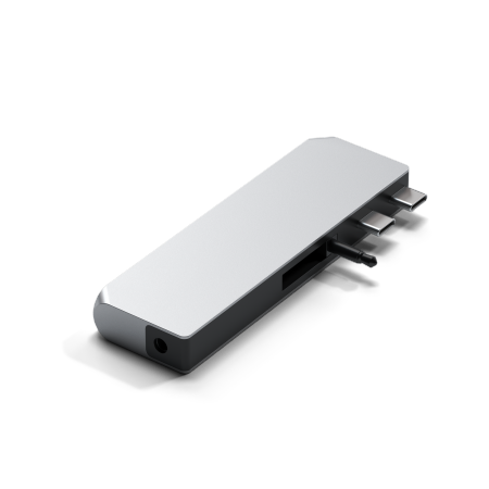Adapter z podwójnym USB C do MacBook USB C USB A Ethernet - Satechi