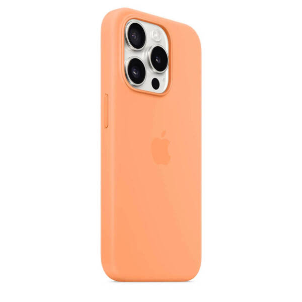 Apple Silicone Case MagSafe | Etui do iPhone 15 Pro Max - ORANGE SORBET