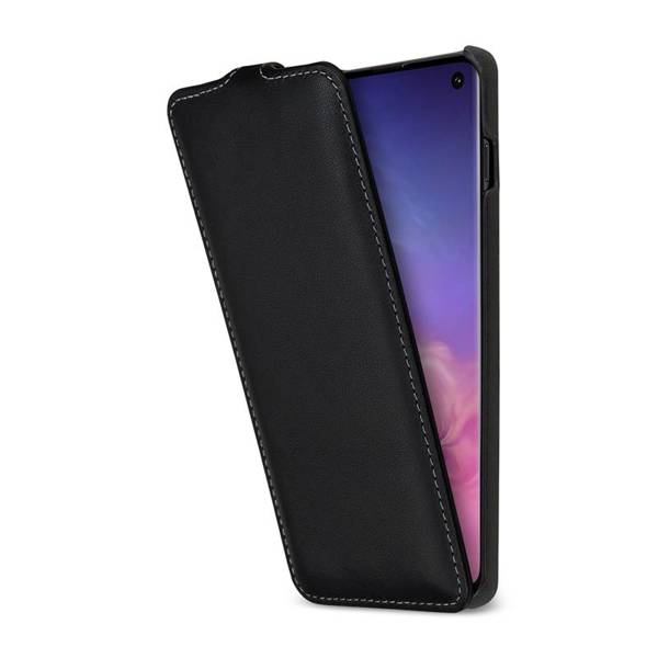 BAROON Slim Flip Black Elegance etui do Galaxy S10