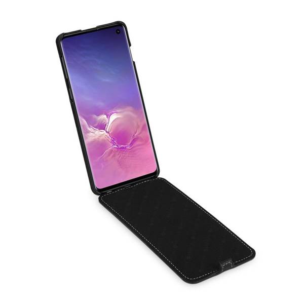 BAROON Slim Flip Black Elegance etui do Galaxy S10