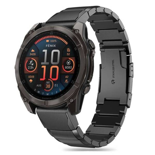 BRANSOLETA DO GARMIN FENIX 5 / 6 / 6 PRO / 7 / 8 (47 MM) / E TECH-PROTECT CZARNA