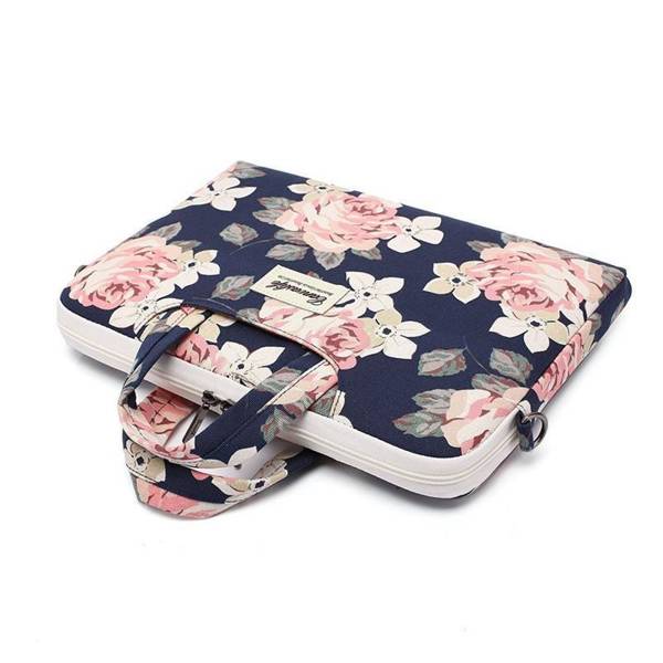 Canvaslife Briefcase | Torba na laptop 13-14" - BLUE CAMELLIA