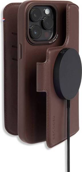 Decoded Detachable Wallet MagSafe | Etui do iPhone 14 Pro Max - BROWN