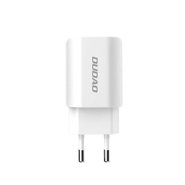 Dudao HT-412 | Ładowarka Sieciowa 2x USB 2.4A + Kabel Lightning - WHITE