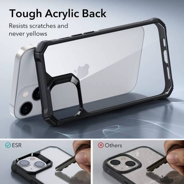 ESR Air Armor | Etui do iPhone 14 Plus - CLEAR/BLACK