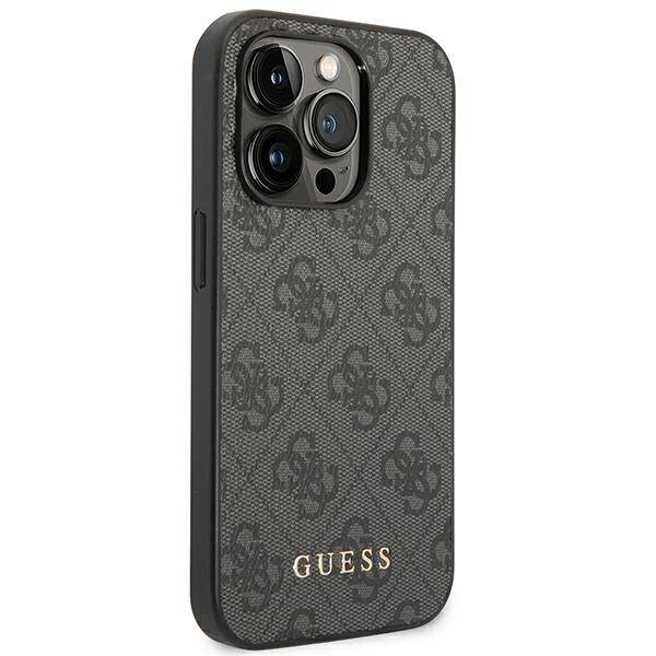 ETUI 4G BIG METAL LOGO GUESS DO IPHONE 14 PRO MAX GREY