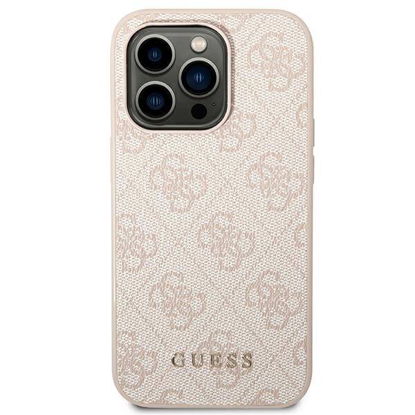 ETUI 4G METAL LOGO GUESS DO IPHONE 14 PRO MAX PINK