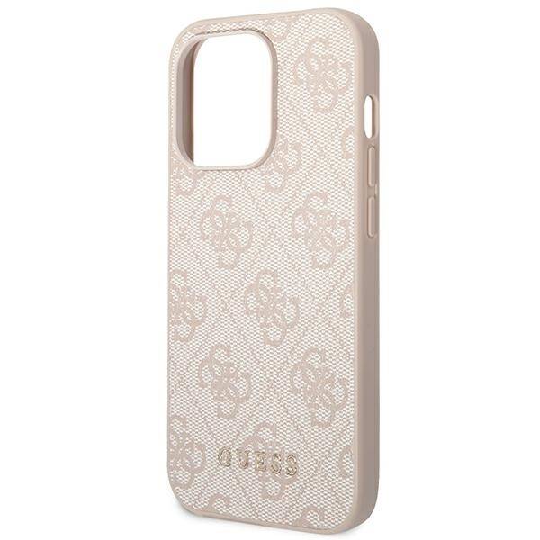 ETUI 4G METAL LOGO GUESS DO IPHONE 14 PRO MAX PINK