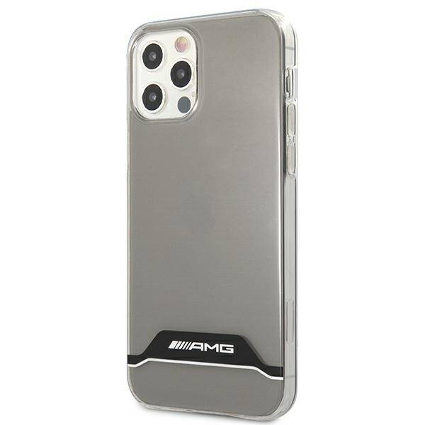 ETUI AMG ELECTROPLATE BLACK&WHITE do IPHONE 12 / 12 PRO