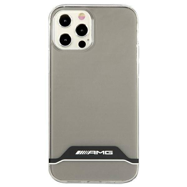 ETUI AMG ELECTROPLATE BLACK&WHITE do IPHONE 12 / 12 PRO