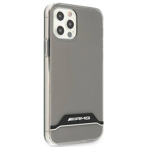 ETUI AMG ELECTROPLATE BLACK&WHITE do IPHONE 12 / 12 PRO