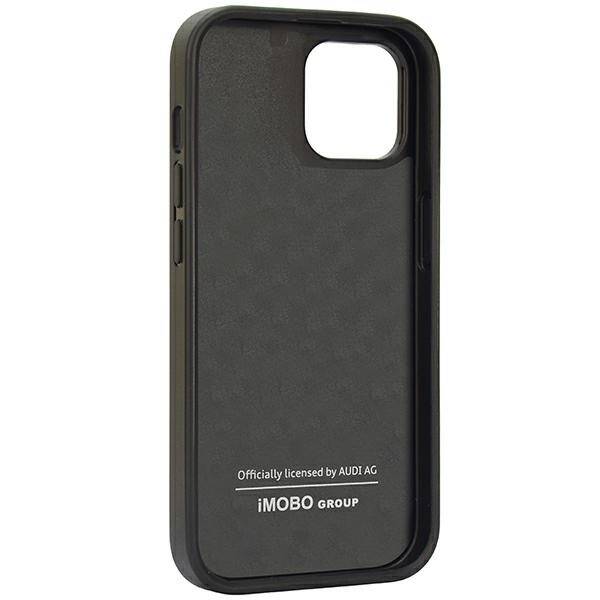 ETUI AUDI CARBON FIBER DO IPHONE 14 / 15 BLACK