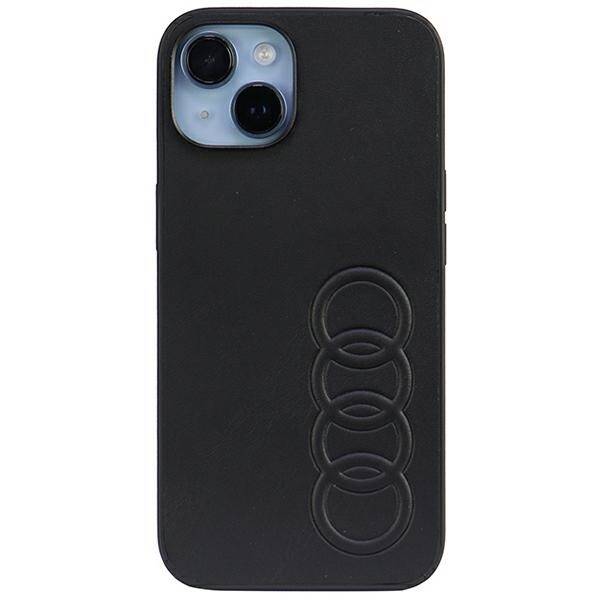 ETUI AUDI SYNTHETIC LEATHER DO IPHONE 14 / 15 BLACK