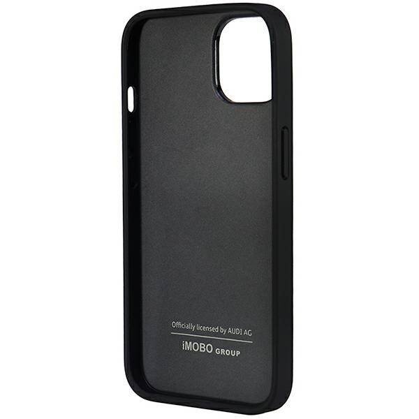 ETUI AUDI SYNTHETIC LEATHER DO IPHONE 14 / 15 BLACK