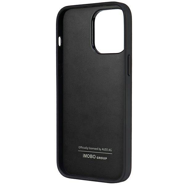 ETUI AUDI SYNTHETIC LEATHER DO IPHONE 14 PRO MAX BLACK