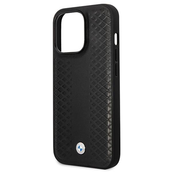 ETUI BMW DO IPHONE 14 PRO MAGSAFE LEATHER DIAMOND BLACK