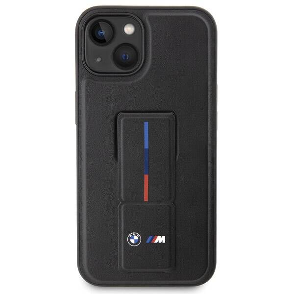 ETUI BMW GRIP STAND HOT STAMP ZE SKÓRY DO IPHONE 13 / 14 / 15