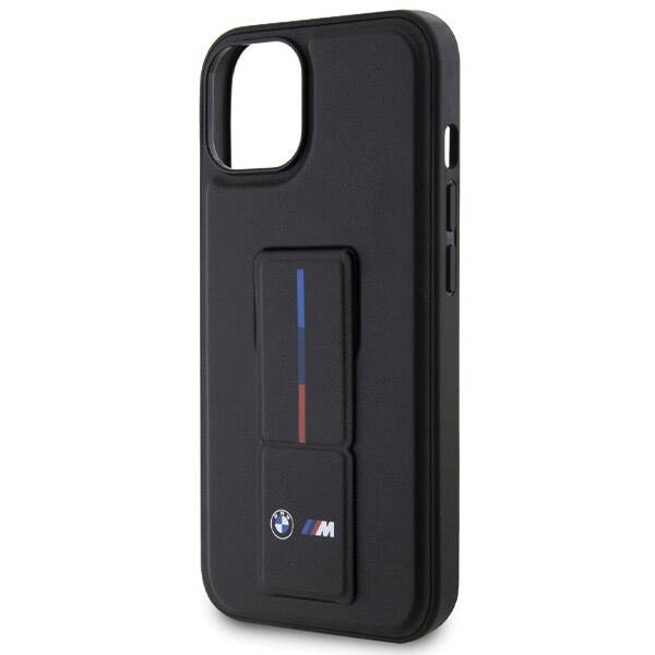 ETUI BMW GRIP STAND HOT STAMP ZE SKÓRY DO IPHONE 13 / 14 / 15