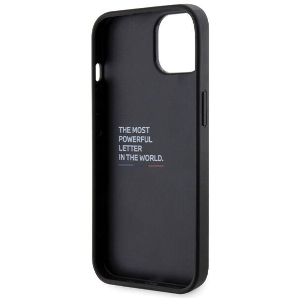 ETUI BMW GRIP STAND HOT STAMP ZE SKÓRY DO IPHONE 13 / 14 / 15