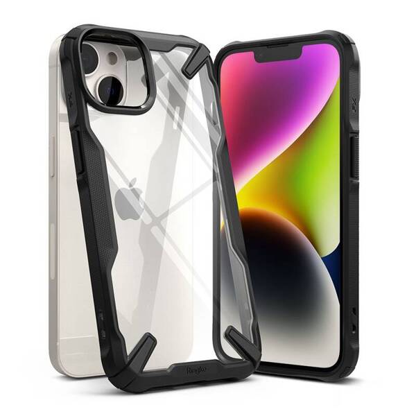 ETUI CASE RINGKE FUSION X OBUDOWA DO IPHONE 14 PLUS / 15 PLUS BLACK