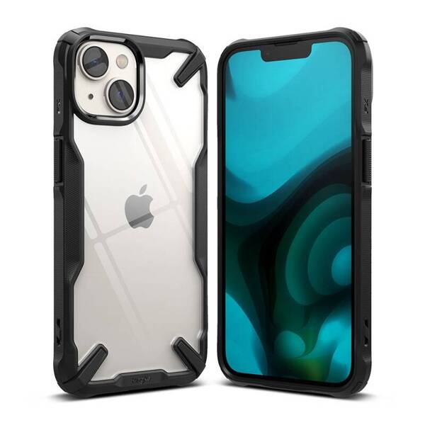 ETUI CASE RINGKE FUSION X OBUDOWA DO IPHONE 14 PLUS / 15 PLUS BLACK