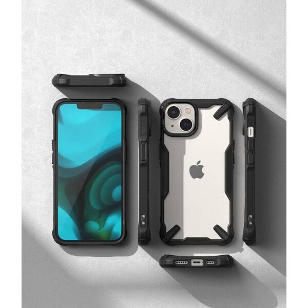 ETUI CASE RINGKE FUSION X OBUDOWA DO IPHONE 14 PLUS / 15 PLUS BLACK