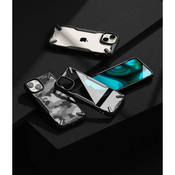 ETUI CASE RINGKE FUSION X OBUDOWA DO IPHONE 14 PLUS / 15 PLUS BLACK