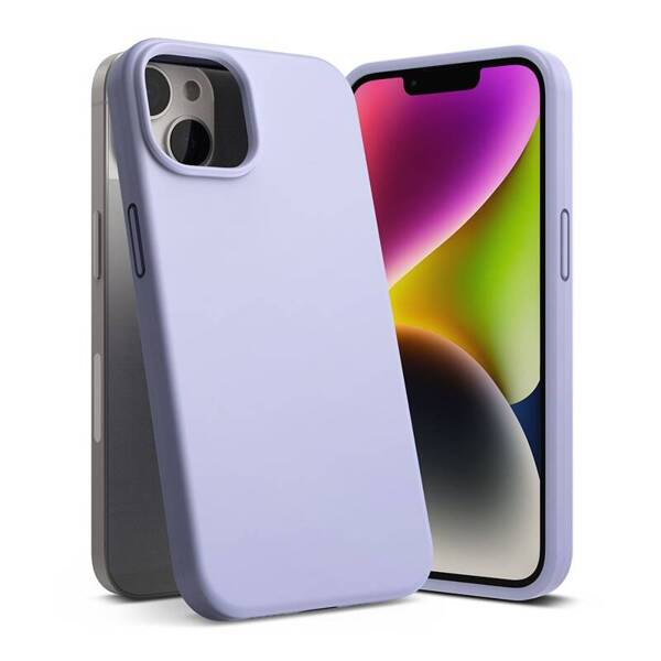 ETUI CASE RINGKE SILICONE OBUDOWA DO IPHONE 14 PLUS / 15 PLUS LAVENDER