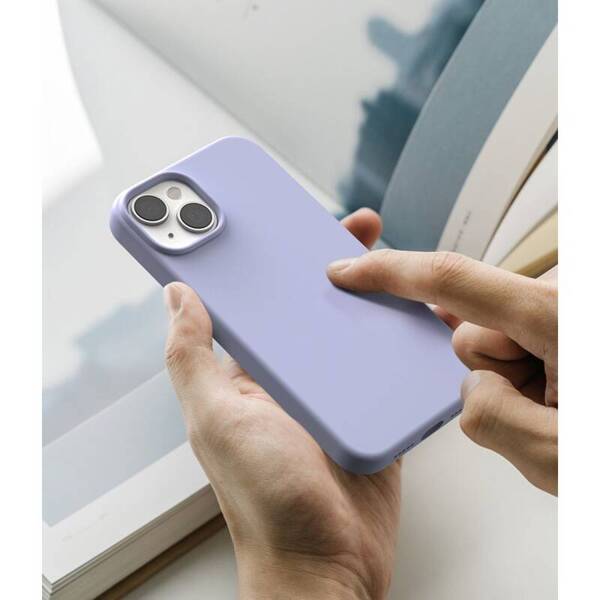 ETUI CASE RINGKE SILICONE OBUDOWA DO IPHONE 14 PLUS / 15 PLUS LAVENDER