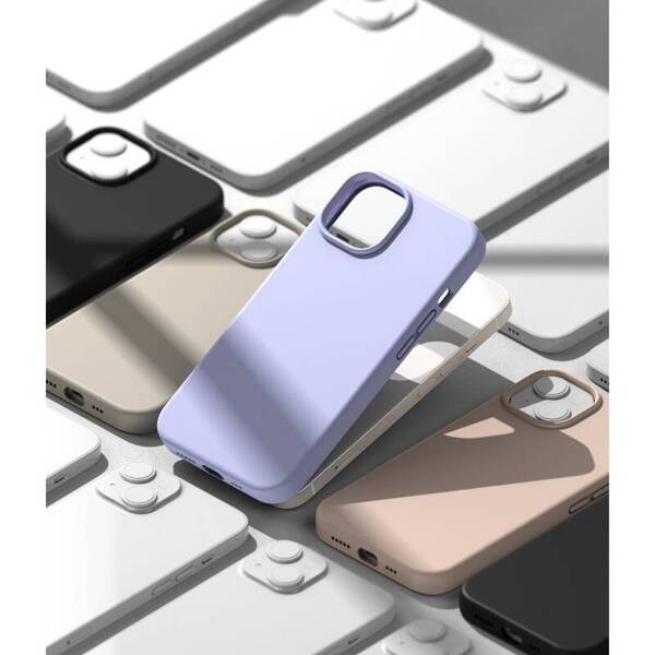 ETUI CASE RINGKE SILICONE OBUDOWA DO IPHONE 14 PLUS / 15 PLUS LAVENDER