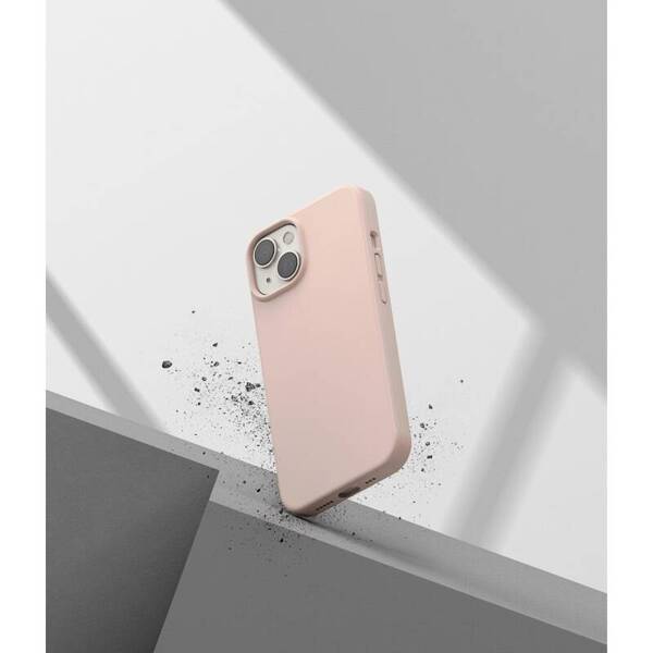 ETUI CASE RINGKE SILICONE OBUDOWA DO IPHONE 14 PLUS / 15 PLUS PINK SAND